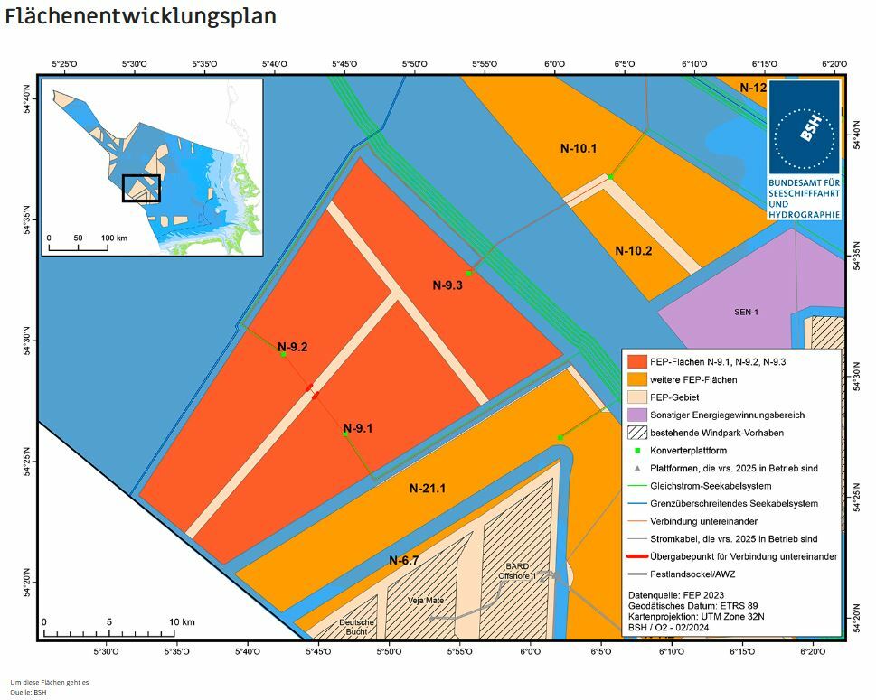 Bsh: Veröffentlicht Ergebnisse der Flächenvoruntersuchung für die Errichtung von Offshore-Windparks in der Nordsee