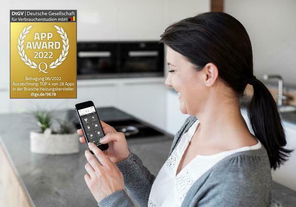 Ökofen: My Pelletronic gewinnt DtGV-App Award 2022 - App überzeugt mit virtuellem Kundendienst